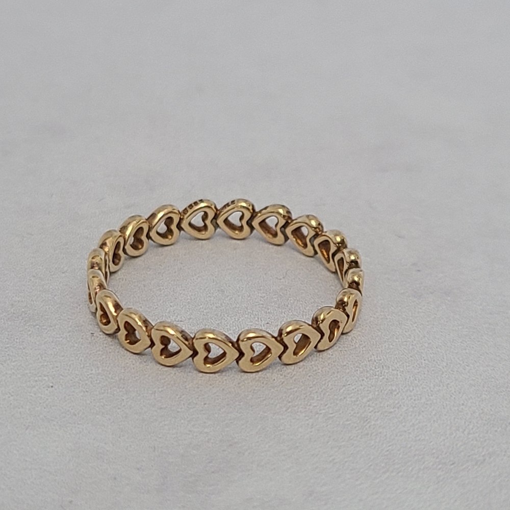 Vintage Pandora 14K Linked Love Ring